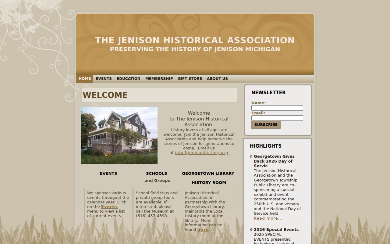 Georgetown Township city directory research at the Jenison history room